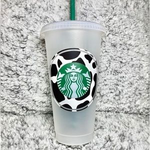 🖤Cow Print Starbucks Cup | Personalized Starbucks Cup🖤